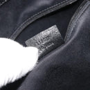 GUCCI GG Canvas Hand Bag Black Silver 113017 Auth BA13508-12