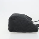 GUCCI GG Canvas Hand Bag Black Silver 113017 Auth BA13508-3