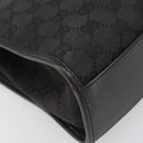 GUCCI GG Canvas Jackie Tote Bag Black Silver 002 1073 Auth BA13509A-15