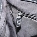 GUCCI GG Canvas Jackie Tote Bag Black Silver 002 1073 Auth BA13509A-21