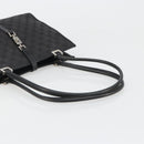GUCCI GG Canvas Jackie Tote Bag Black Silver 002 1073 Auth BA13509A-7