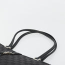 GUCCI GG Canvas Jackie Tote Bag Black Silver 002 1073 Auth BA13509A-8