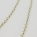 Christian Dior Necklace Pearl White Auth BA1350-4