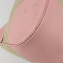 PRADA Hand Bag Canvas Beige Silver Auth BA13510A-18
