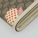 GUCCI GG Supreme Children's Bag PVC Leather Beige Gold 625782 Auth BA13514V-13