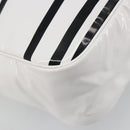 CHANEL La Pausa Chain Bag Patent leather White Silver CC Auth BA13516SAM-14
