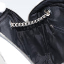 CHANEL La Pausa Chain Bag Patent leather White Silver CC Auth BA13516SAM-20