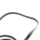 Salvatore Ferragamo Gancini Bag Harako leather 2way Black Gold Auth BA13517M-11