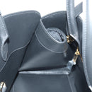 Salvatore Ferragamo Gancini Bag Harako leather 2way Black Gold Auth BA13517M-21