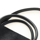Salvatore Ferragamo Gancini Bag Harako leather 2way Black Gold Auth BA13517M-8