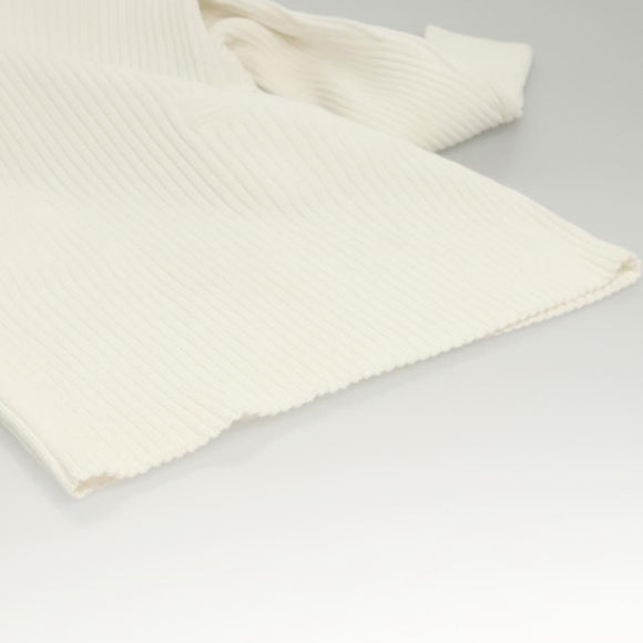 CHANEL One Piece Knitted Fabrics White CC Auth BA1351AM