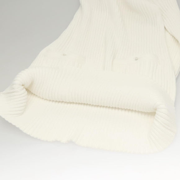 CHANEL One Piece Knitted Fabrics White CC Auth BA1351AM