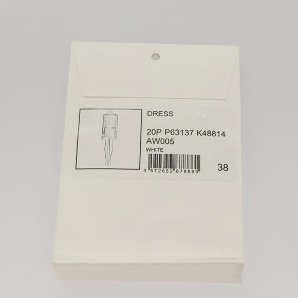 CHANEL One Piece Knitted Fabrics White CC Auth BA1351AM