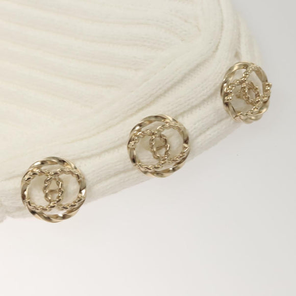 CHANEL One Piece Knitted Fabrics White CC Auth BA1351AM