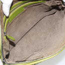 BOTTEGA VENETA INTRECCIATO Shoulder Bag Leather Green Auth BA13520V-10