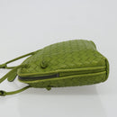BOTTEGA VENETA INTRECCIATO Shoulder Bag Leather Green Auth BA13520V-4