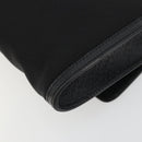 Salvatore Ferragamo Shoulder Bag Canvas Black Gold Auth BA13524V-15