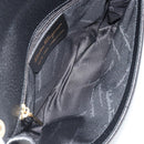 Salvatore Ferragamo Schoudertas Canvas Zwart Goud Auth BA13524V-11