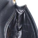 Salvatore Ferragamo Schoudertas Canvas Zwart Goud Auth BA13524V-18