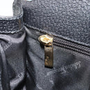 Salvatore Ferragamo Shoulder Bag Canvas Black Gold Auth BA13524V-20