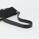 Salvatore Ferragamo Schoudertas Canvas Zwart Goud Auth BA13524V-7