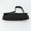 Salvatore Ferragamo Shoulder Bag Canvas Black Gold Auth BA13524V-5