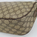 GUCCI GG Supreme Web Sherry Line Bag PVC Beige Gold 89 02 032 Auth BA13526-16