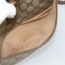 GUCCI GG Supreme Web Sherry Line Bag PVC Beige Gold 89 02 032 Auth BA13526-23