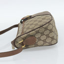 GUCCI GG Supreme Web Sherry Line Bag PVC Beige Gold 89 02 032 Auth BA13526-3