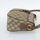 GUCCI GG Supreme Web Sherry Line Bag PVC Beige Gold 89 02 032 Auth BA13526-4