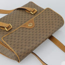 GUCCI Micro GG Supreme Tote Bag Beige Gold 116.02 080 Auth BA13527-6