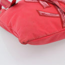 SAINT LAURENT Tote Bag Canvas Pink Silver Auth BA13528A-11