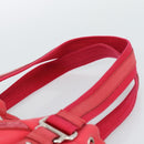 SAINT LAURENT Tote Bag Canvas Pink Silver Auth BA13528A-8