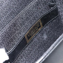 Gianni Versace Hand Bag Leather 2way Black Gold Auth BA13533A-11