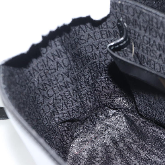 Gianni Versace Handtas Leer 2way Zwart Goud Auth BA13533A