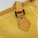 LOUIS VUITTON Monogram Vernis Houston Hand Bag Gris M91053 LV Auth BA13534-20