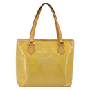 LOUIS VUITTON Monogram Vernis Houston Hand Bag Gris M91053 LV Auth BA13534-2