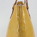 LOUIS VUITTON Monogram Vernis Houston Hand Bag Gris M91053 LV Auth BA13534-4