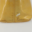 LOUIS VUITTON Monogram Vernis Houston Hand Bag Gris M91053 LV Auth BA13534-6