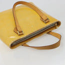 LOUIS VUITTON Monogram Vernis Houston Hand Bag Gris M91053 LV Auth BA13534-14