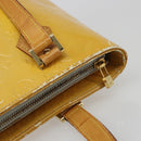 LOUIS VUITTON Monogram Vernis Houston Hand Bag Gris M91053 LV Auth BA13534-8