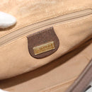 GUCCI GG Supreme Shoulder Bag PVC Beige Gold Auth BA13536-17