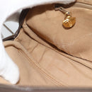 GUCCI GG Supreme Shoulder Bag PVC Beige Gold Auth BA13536-19