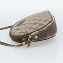 GUCCI GG Supreme Shoulder Bag PVC Beige Gold Auth BA13536-3