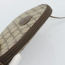 GUCCI GG Supreme Shoulder Bag PVC Beige Gold Auth BA13536-6