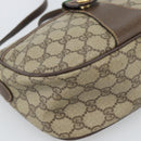 GUCCI GG Supreme Web Sherry Line Bag PVC Beige Gold 89 02 032 Auth BA13538-15