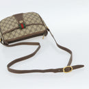 GUCCI GG Supreme Web Sherry Line Bag PVC Beige Gold 89 02 032 Auth BA13538-7