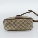 GUCCI GG Supreme Web Sherry Line Bag PVC Beige Gold 89 02 032 Auth BA13538-5