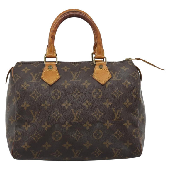 LOUIS VUITTON Monogram Speedy 25 Hand Bag M41528 LV Auth BA13539A