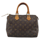 LOUIS VUITTON Monogram Speedy 25 Hand Bag M41528 LV Auth BA13539A-2